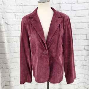 Cowgirl Western Leather Jacket Rodeo Colorful Maximalist Rodeo Boho Women XL